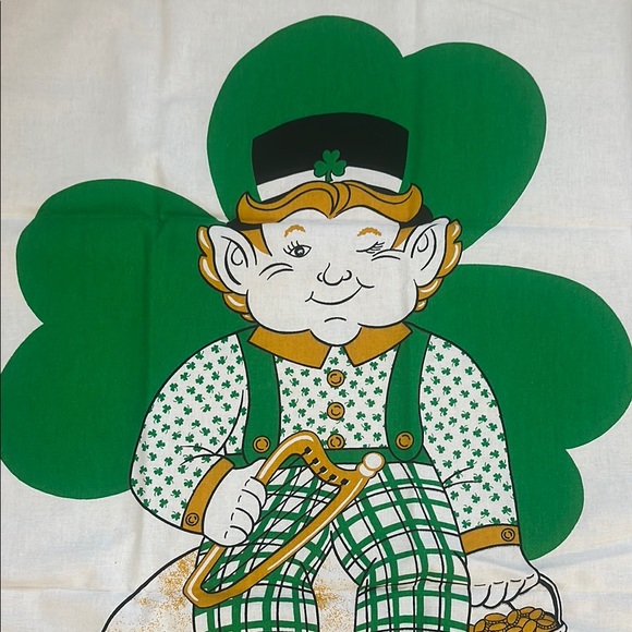 St. Patrick's Day Leprechaun Craft Fabric Panel - Picture 2 of 4